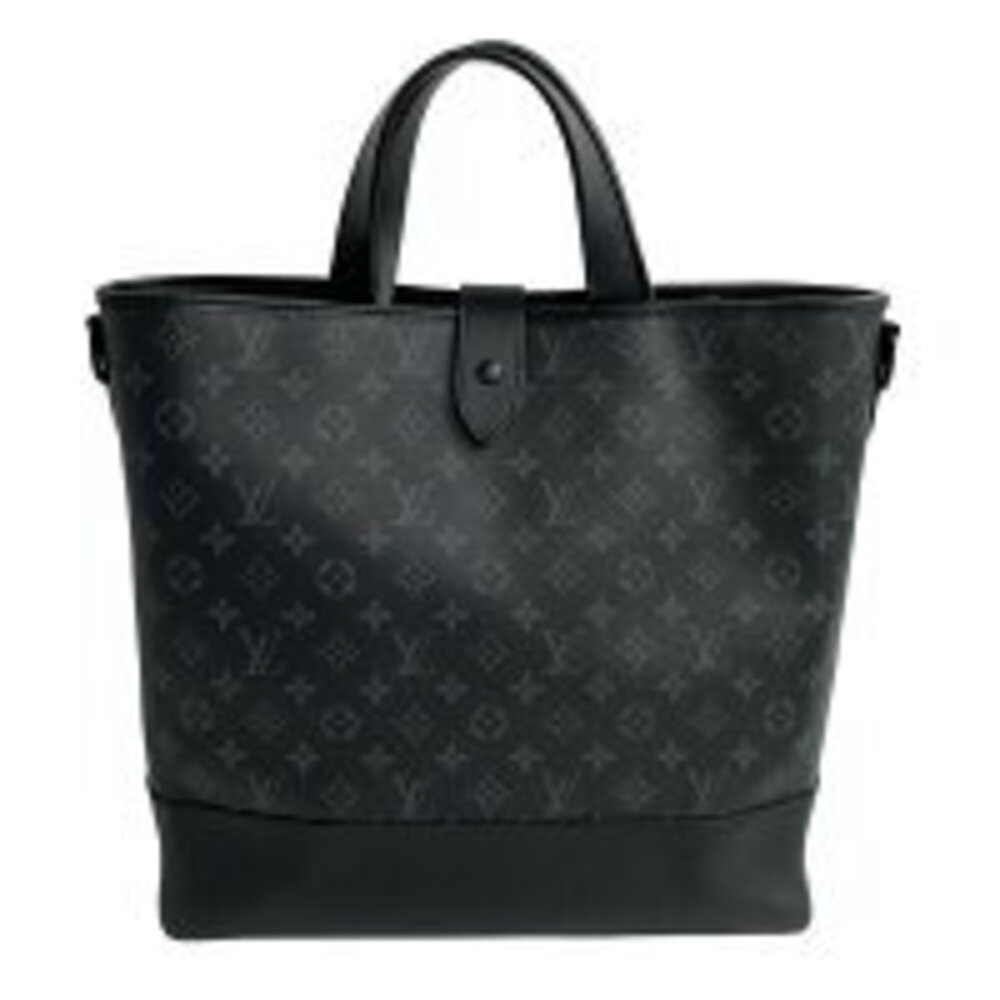 Louis Vuitton Saumur Tote Eclipse Black Leather Shoulder Bag - Picture 4 of 8